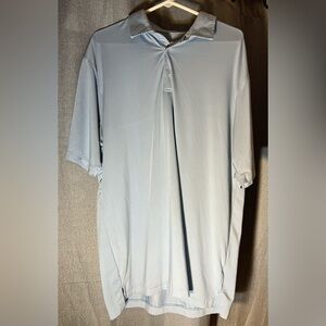 Onward Reserve Mens Polo Light Blue Golf Athletic Athleisure Office Casual Large